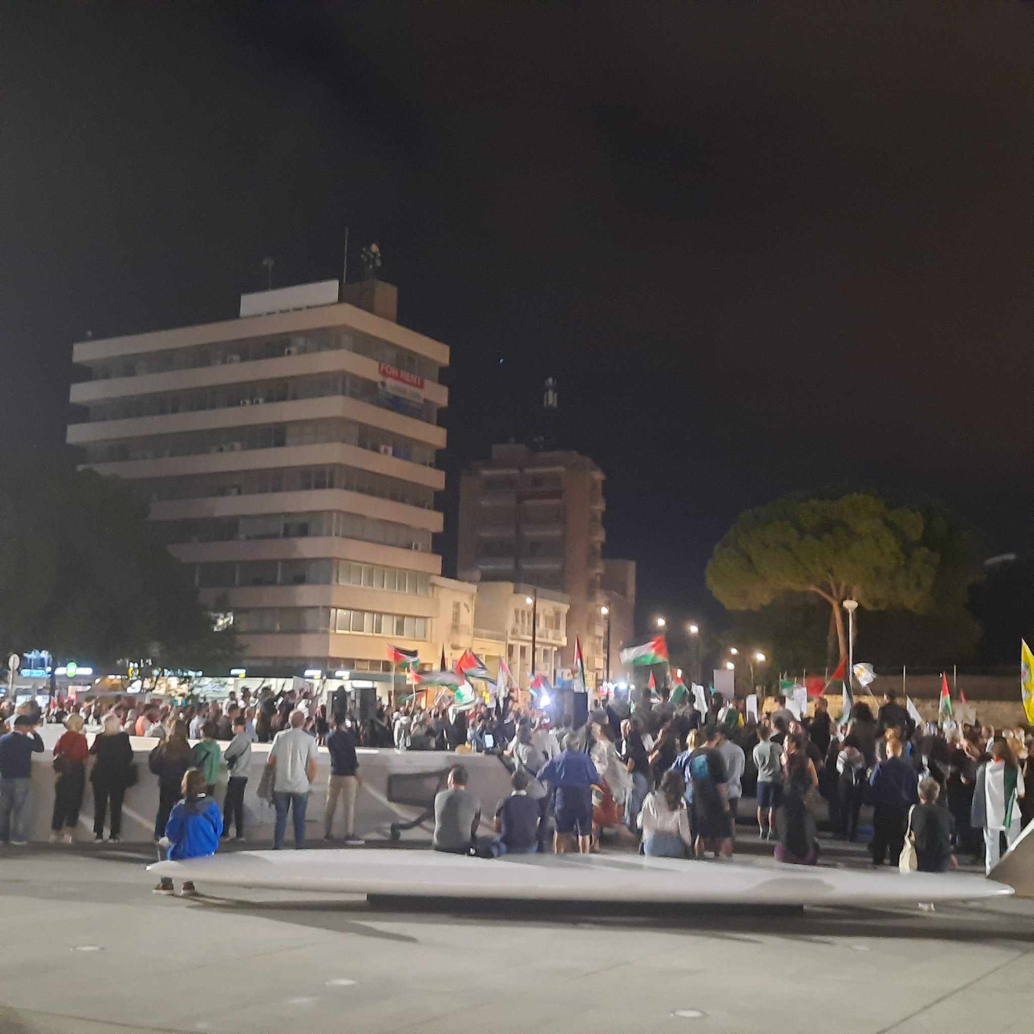 εκδήλωση Παλαιστίνοι Πλατεία Ελευθερίας