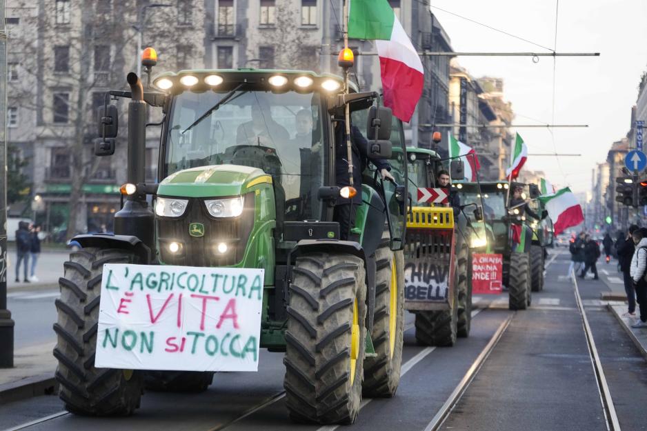 Κινητοποιήσεις αγροτών στην Ιταλία