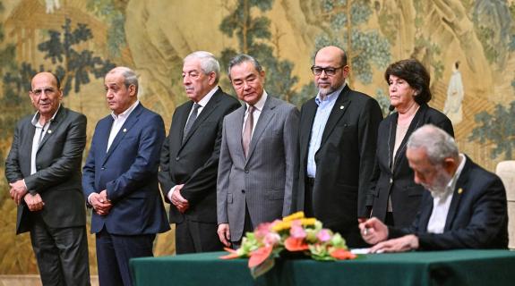 Παλαιστινιακή διακήρυξη ενότητας με μεσολάβηση της Κίνας