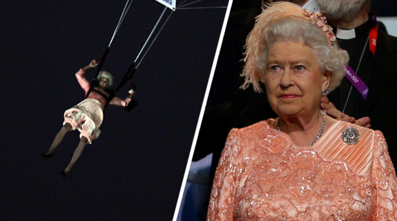 Όταν η βασίλισσα Ελισάβετ έπεσε με αερόστατο στους Ολυμπιακούς του Λονδίνου