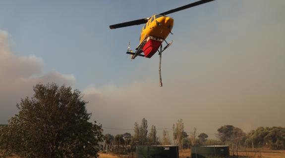 Για πέμπτη μέρα συνεχίζεται η μάχη με τη φωτιά στο Παγγαίο Όρος