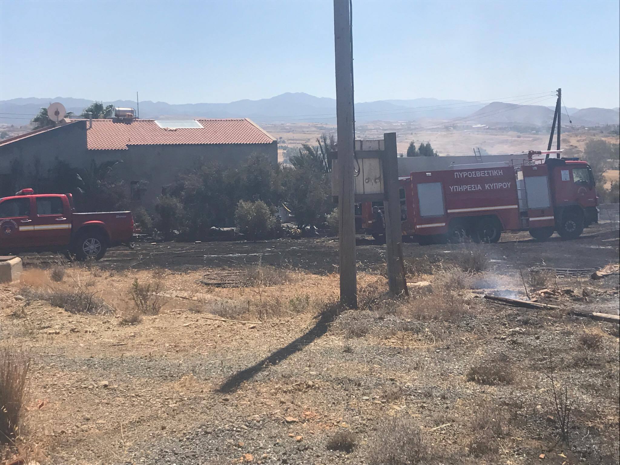 Φωτιά έξω από οικία στους Εργάτες (BINTEO)