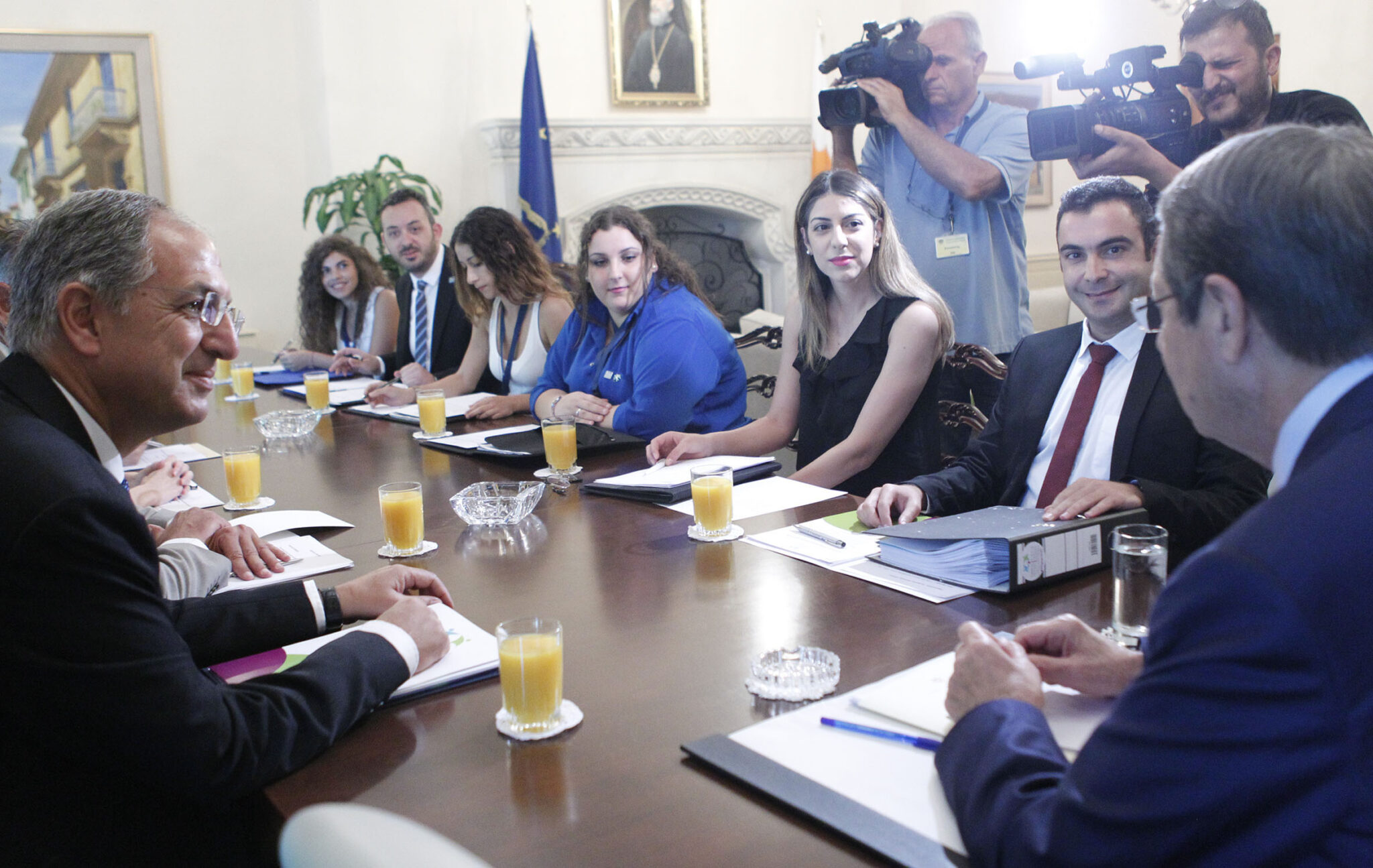 Για πρώτη φορά το Συμβούλιο Νεολαίας συναντήθηκε με τον Πρόεδρο