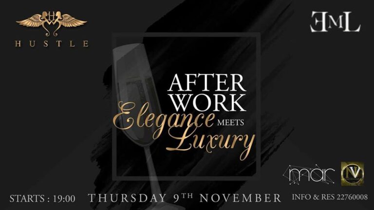 Τo καλύτερο Afterwork party της Λευκωσίας επιστρέφει στο Hustle κάθε δύο Πέμπτες