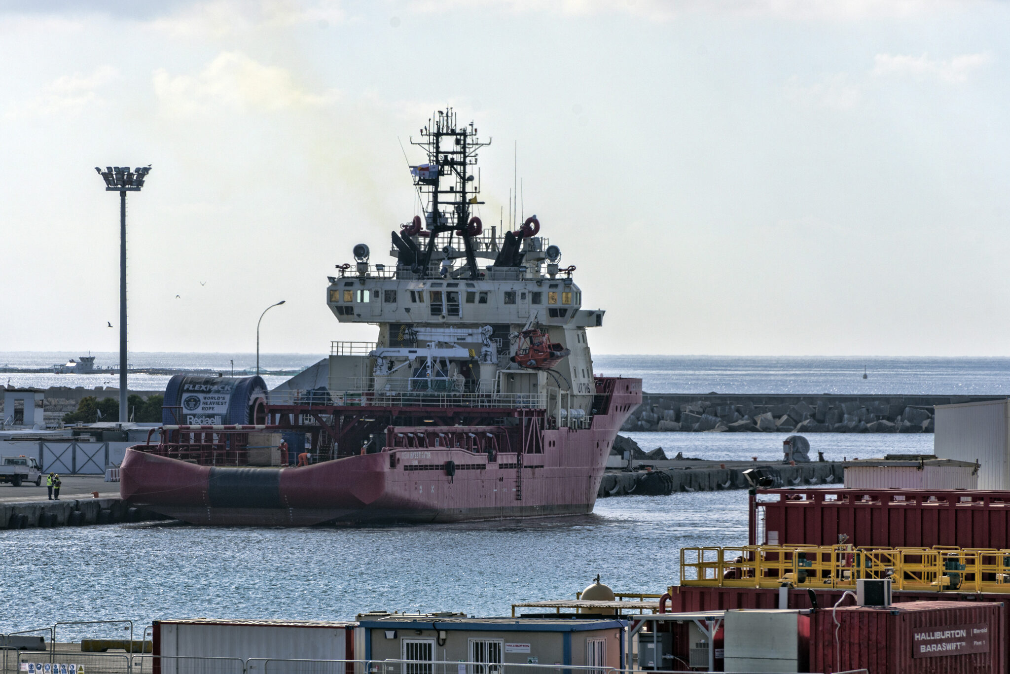 Έριξε άγκυρα το Ocean Investigator στο Λιμάνι Λεμεσού (ΒΙΝΤΕΟ)