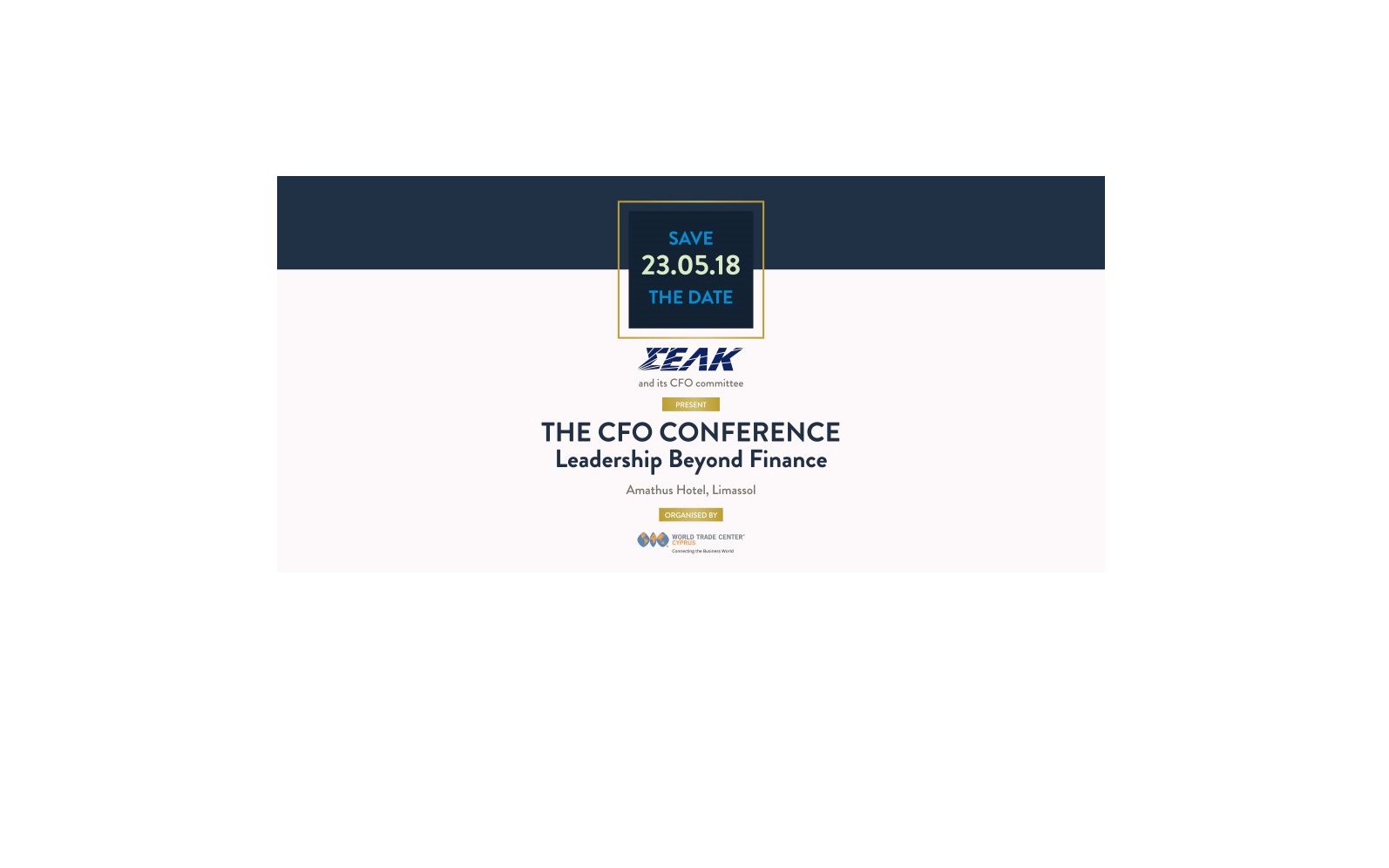 The CFO conference: Leadership Beyond Finance Amathus Hotel 23.5