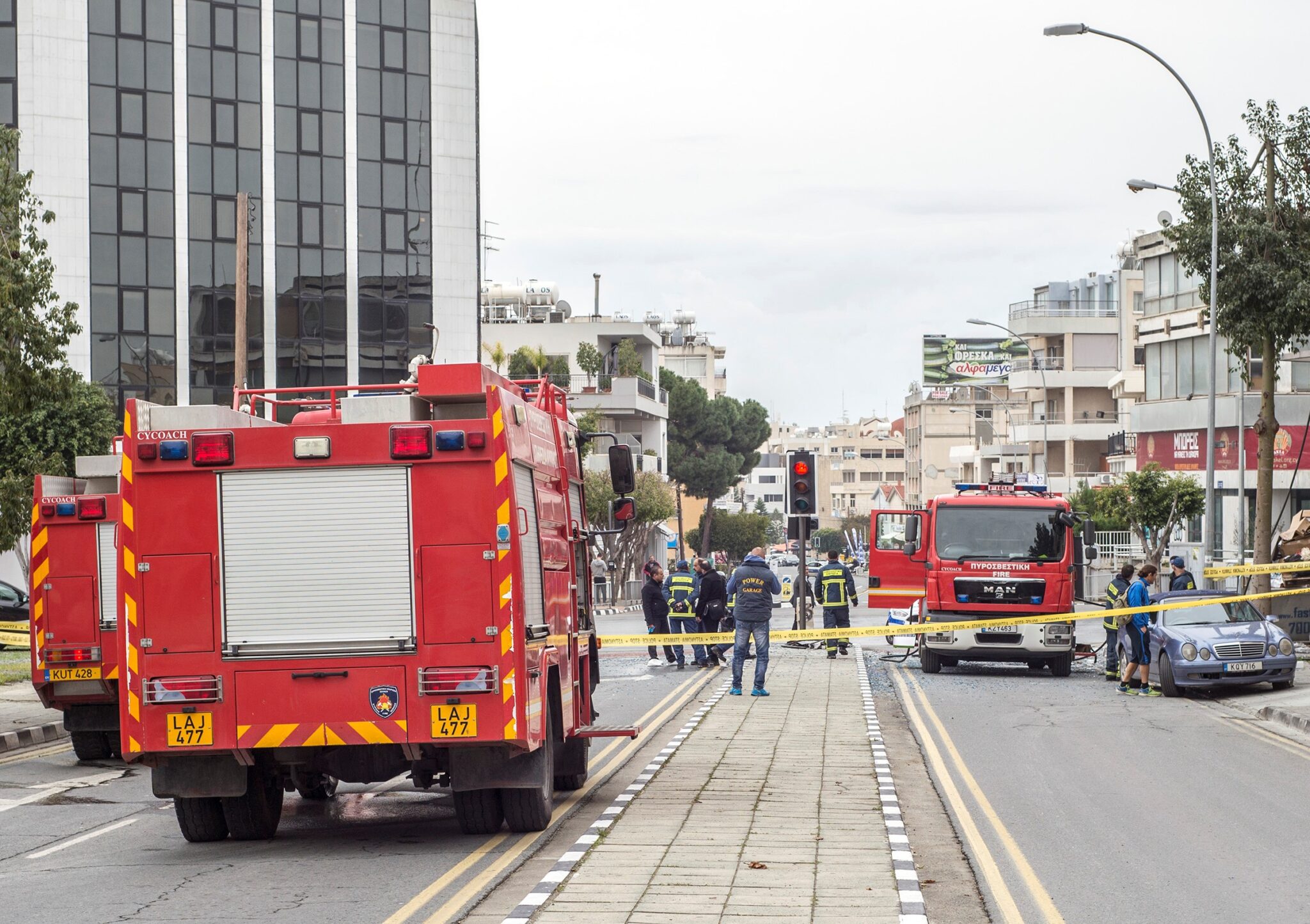 "Ανατίναξαν" την κύρια είσοδο γραφείων εταιρείας στη Λεμεσό με αυτοσχέδια βόμβα