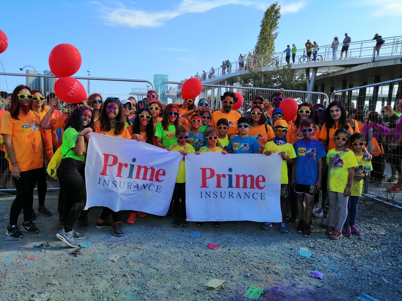 H Prime Insurance Υποστηρικτής του MTN Running Colour