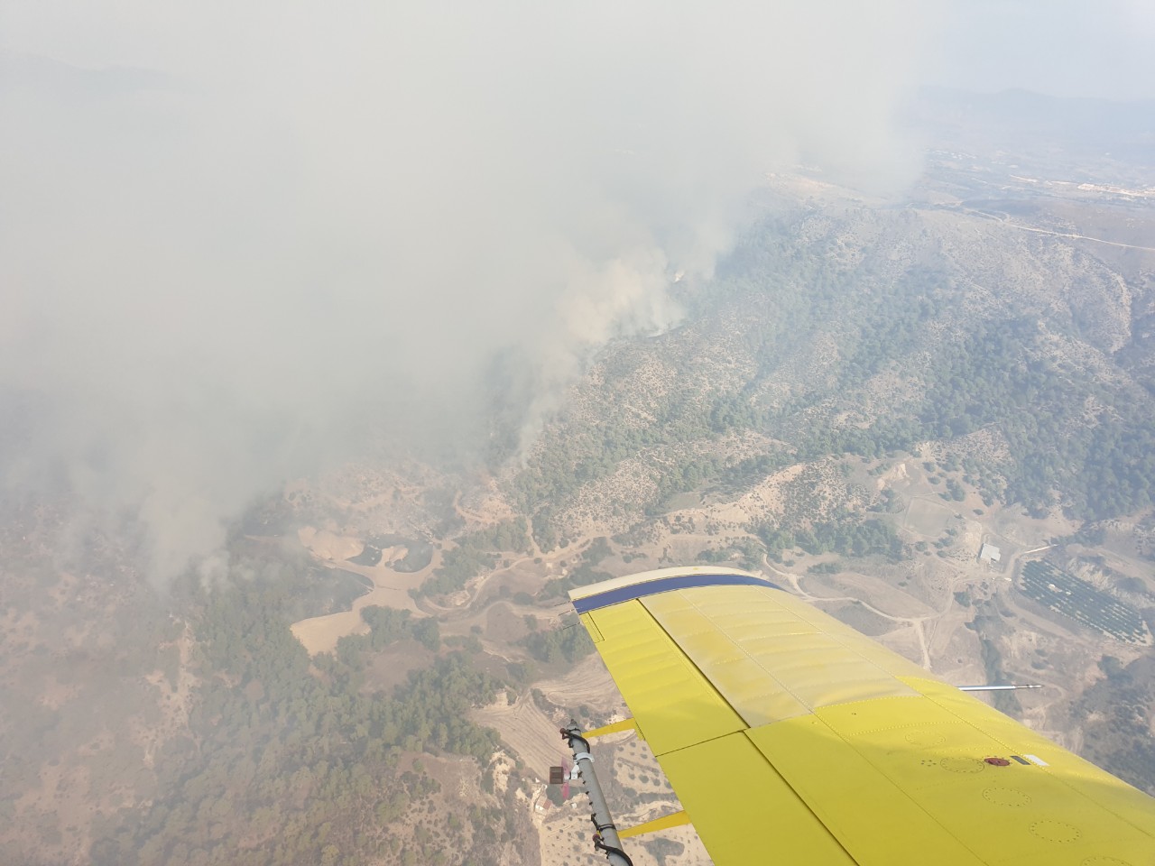 Υπό πλήρη έλεγχο η μεγάλων διαστάσεων πυρκαγιά στο Εθνικό Δασικό Πάρκο Ακάμα