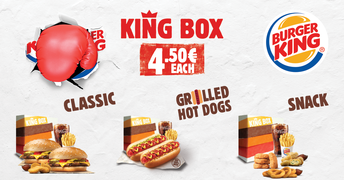 Τα Burger King με τη νέα τους αχτύπητη προσφορά βγάζουν knock out την πείνα