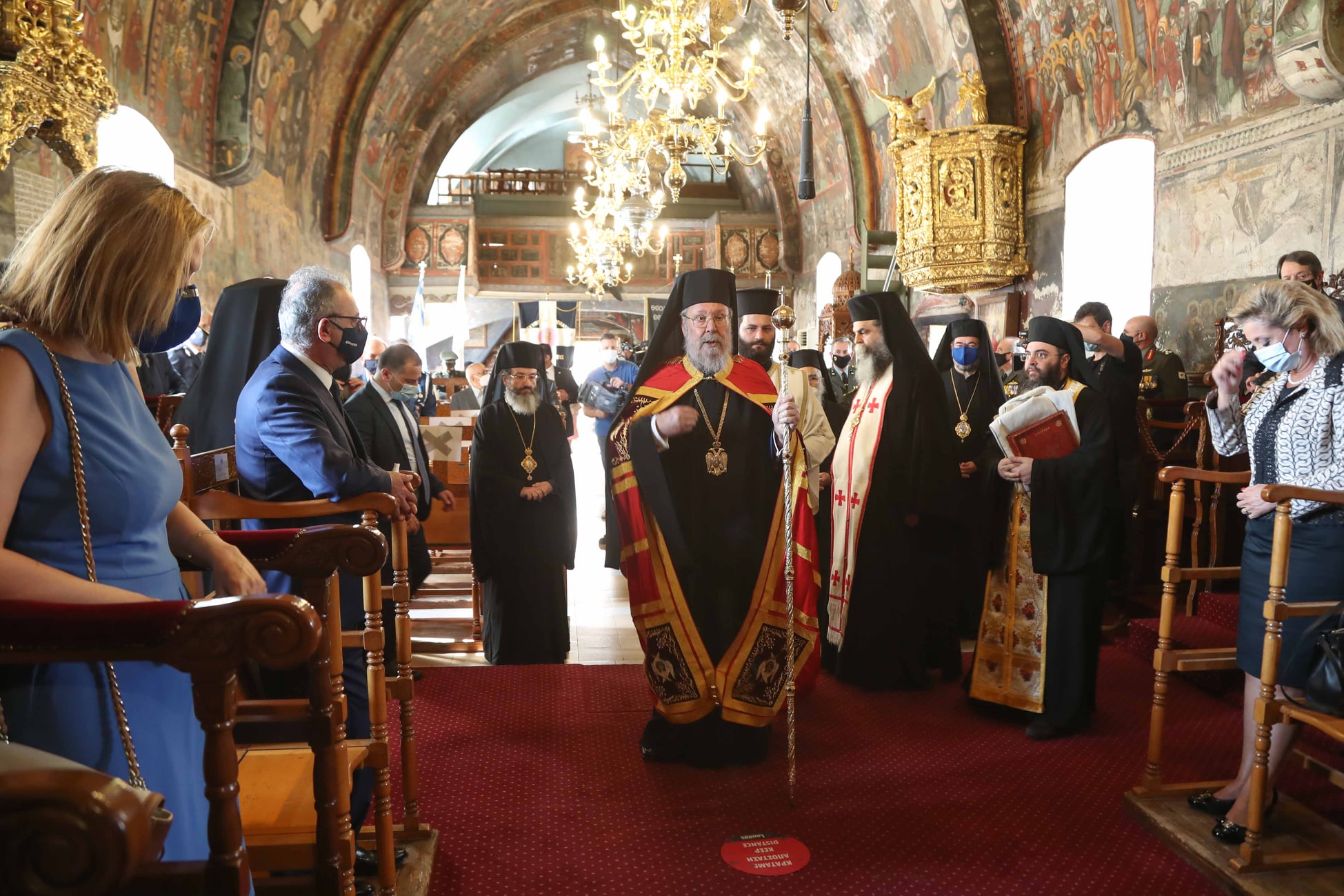 Ο Αρχιεπίσκοπος Χρυσόστομος κάλεσε τον Μητροπολίτη Κιέβου να έρθει στην Κύπρο