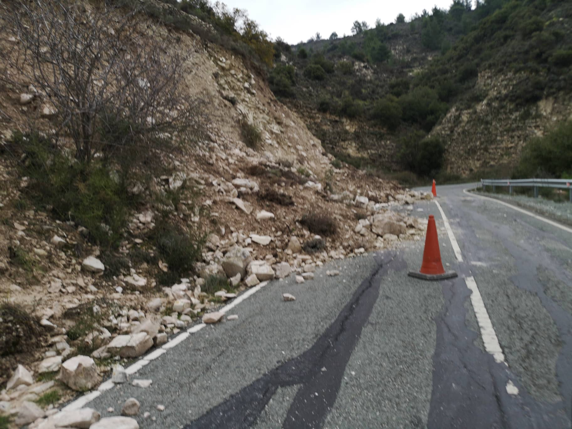 Σε αυτούς τους δρόμους επικρατεί ομίχλη και παρουσιάζονται κατολισθήσεις