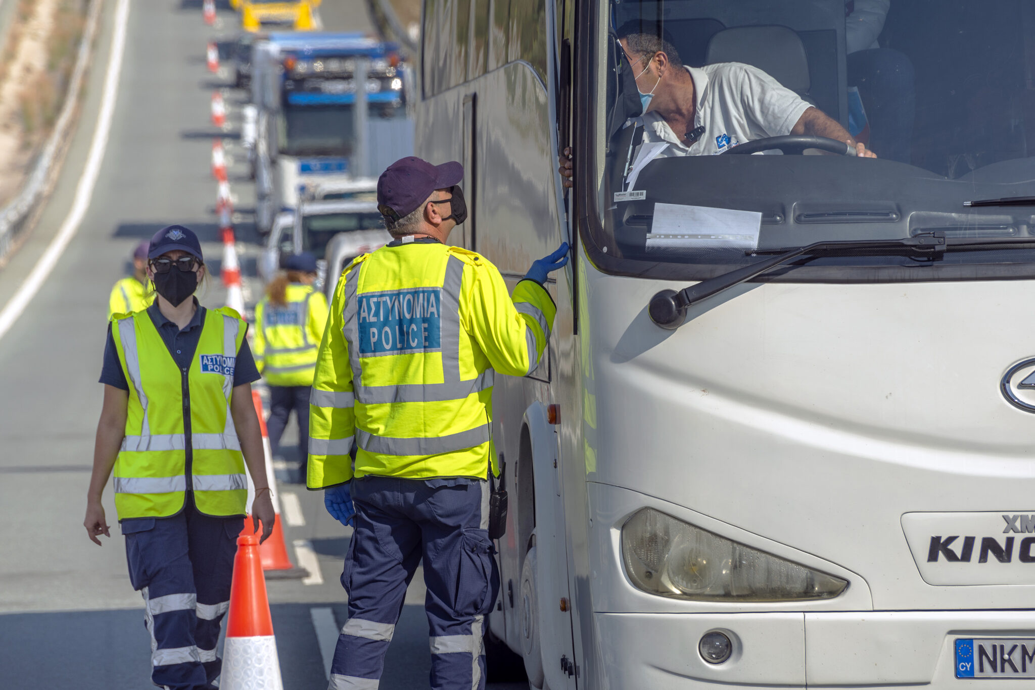 Αυξημένη τροχαία κίνηση στα σημεία ελέγχου από και προς Λεμεσό – Πάφο