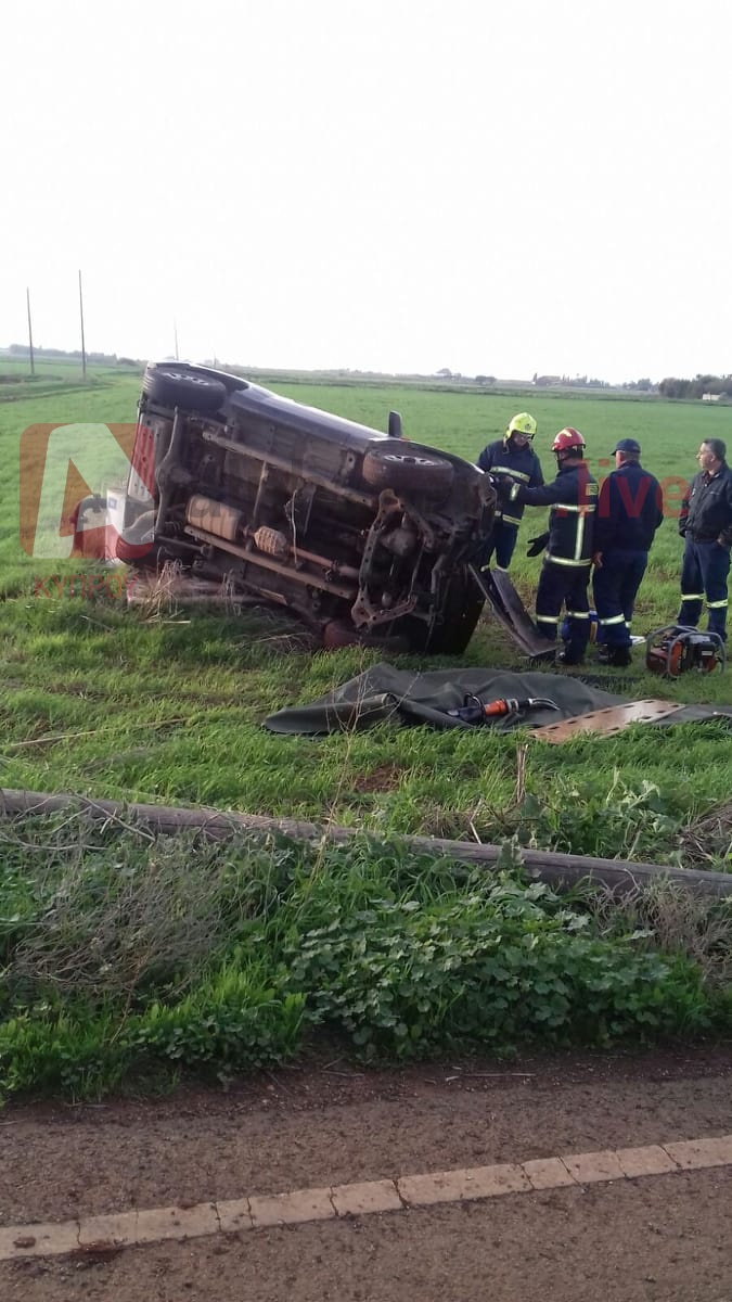 Γυναίκα οδηγός έχασε τον έλεγχο του οχήματος της και απέκοψε πάσαλο της ΑΗΚ