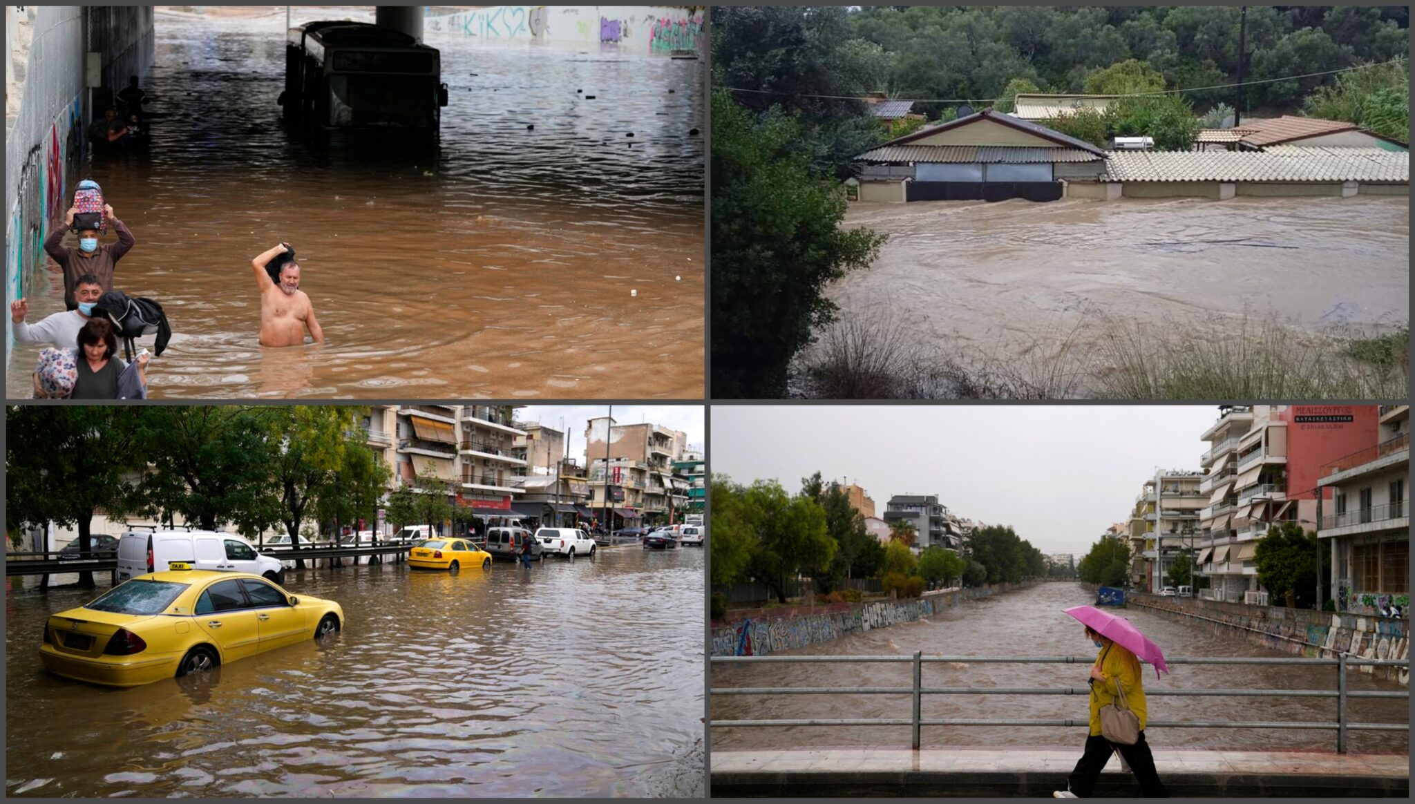 «Παρέλυσαν» ολόκληρες πόλεις στην Ελλάδα από τη σφοδρή κακοκαιρία (ΒΙΝΤΕΟ)