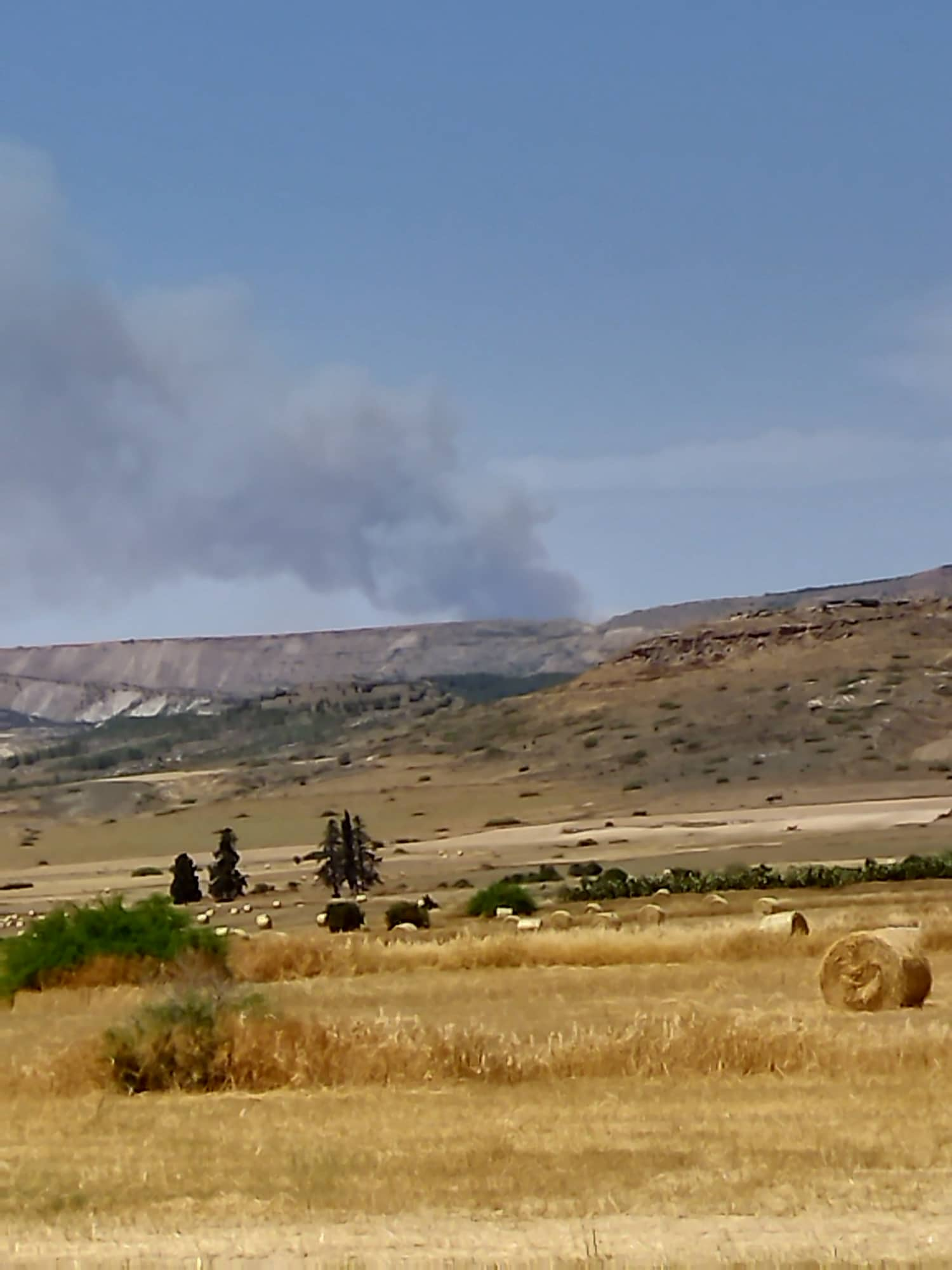 Εκτός ελέγχου φωτιά στα κατεχόμενα Πάναγρα, οδεύει προς το δάσος (ΦΩΤΟ)