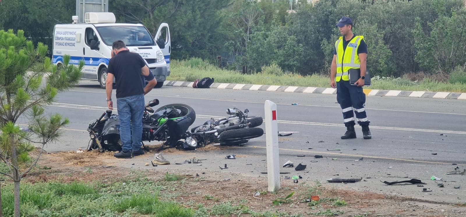 Διπλή τραγωδία στην άσφαλτο: Νεκροί ο 23χρονος Βίκτωρας και ο 68χρονος Χριστάκης