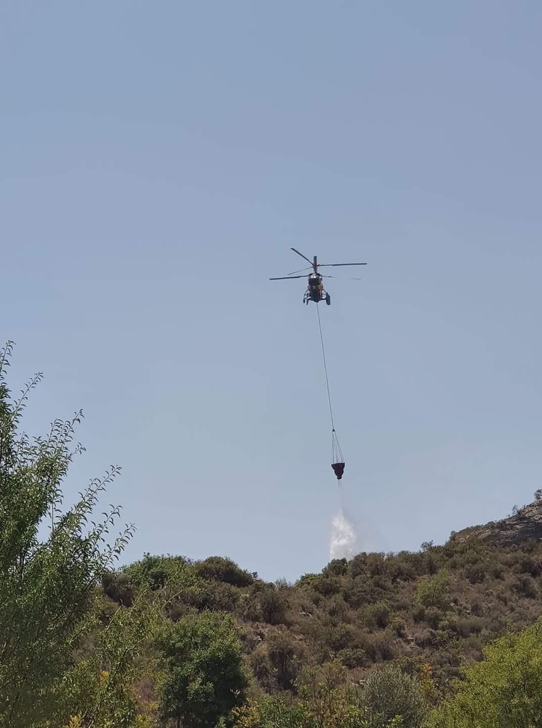 Στα κατεχόμενα το πυροσβεστικό ελικόπτερο από την Τουρκία