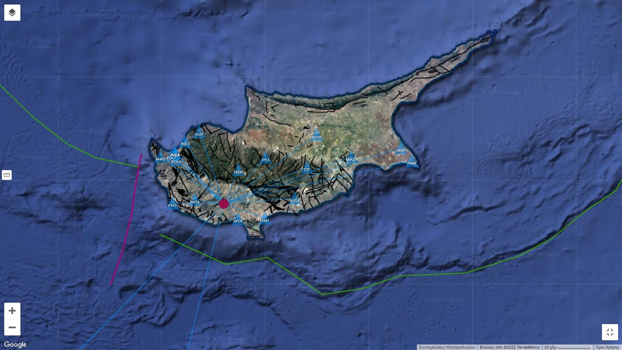 Σε αυτά τα χωριά ήταν το επίκεντρο των 3,9 ρίχτερ που "χτύπησαν" τη Λεμεσό