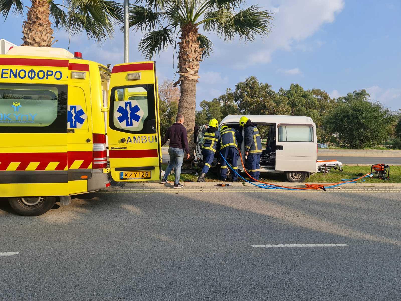 Καλά στην υγεία του ο οδηγός στη Λάρνακα, νοσηλεύεται με τραύματα στα πόδια