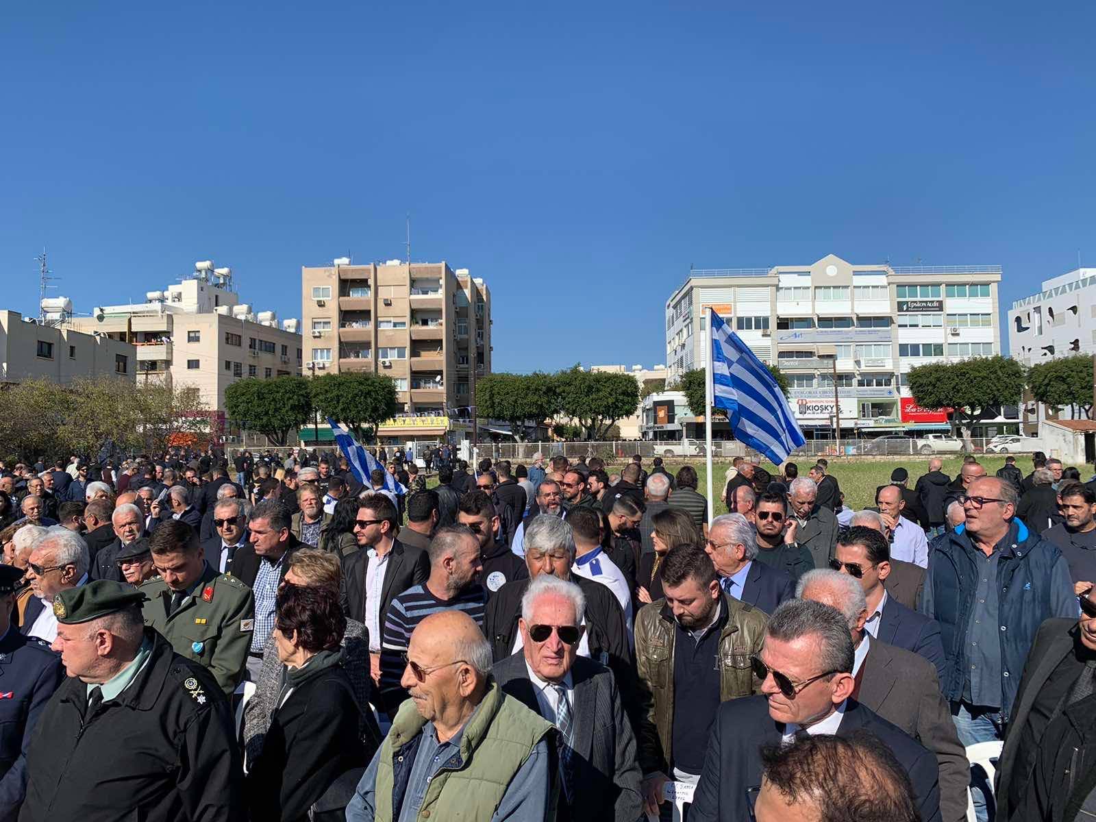 Τραυματισμοί και ζημιές από τα επεισόδια στο μνημόσυνο του Γρίβα Διγενή