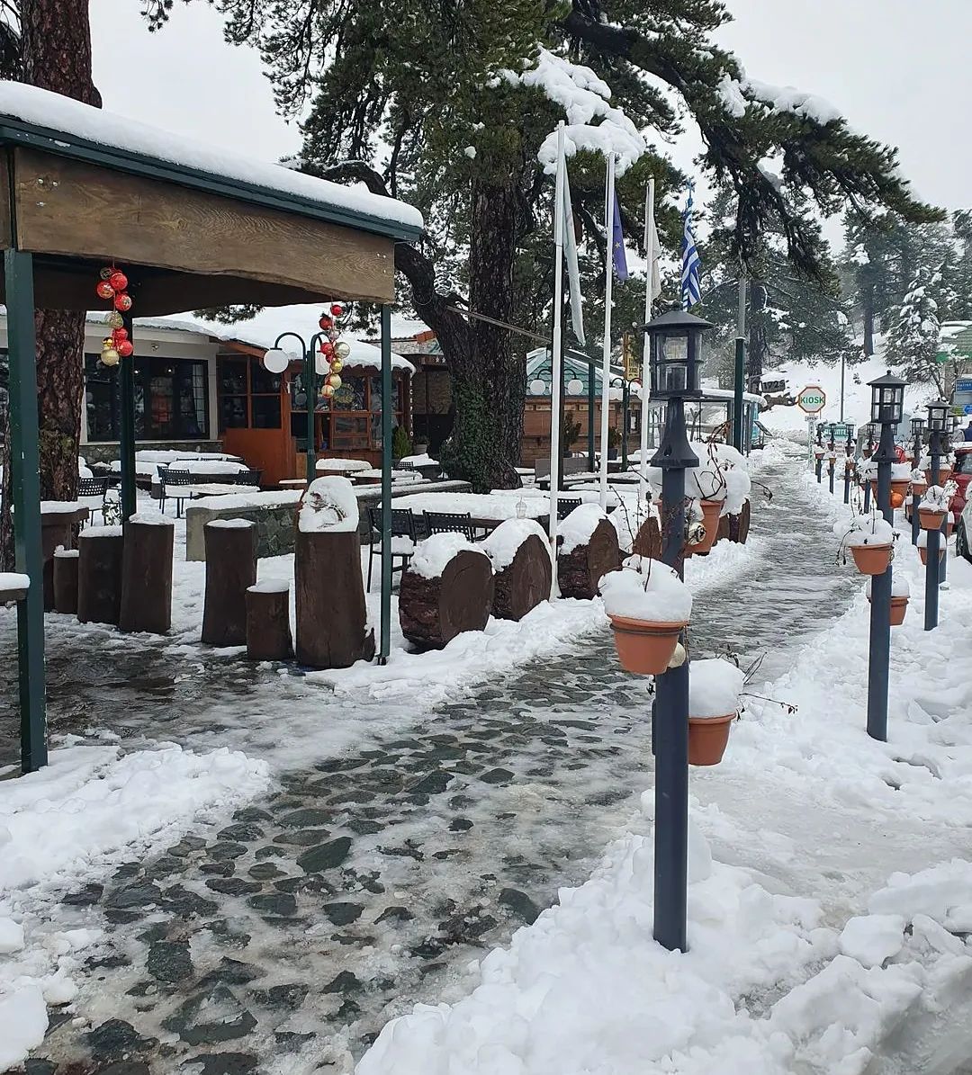 Συνεχίζεται και σήμερα το τσουχτερό κρύο, θερμοκρασίες υπό το μηδέν το βράδυ