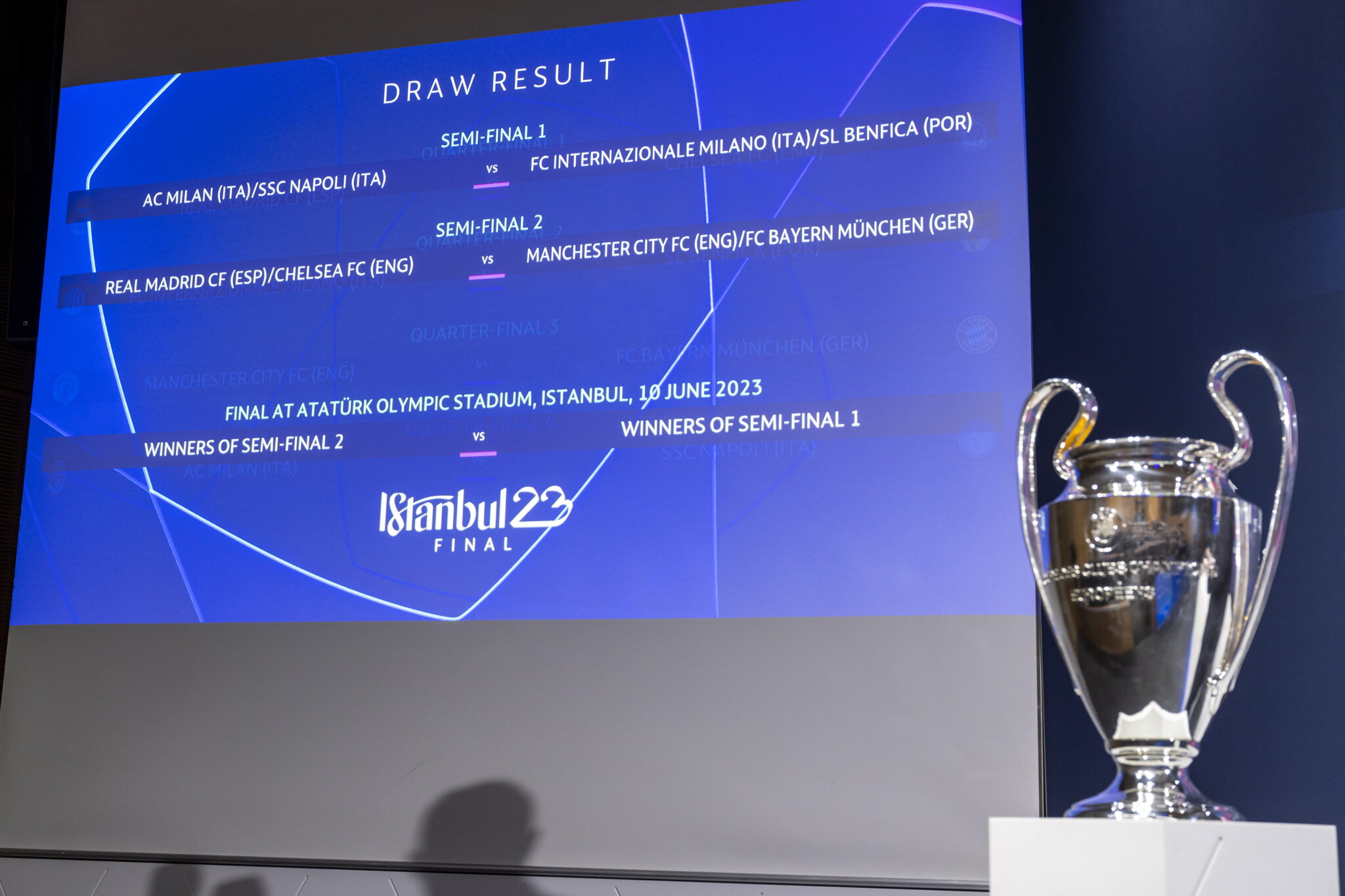 Champions League: Αντιστράφηκε η σειρά των παιχνιδιών Μπενφίκα και Ίντερ