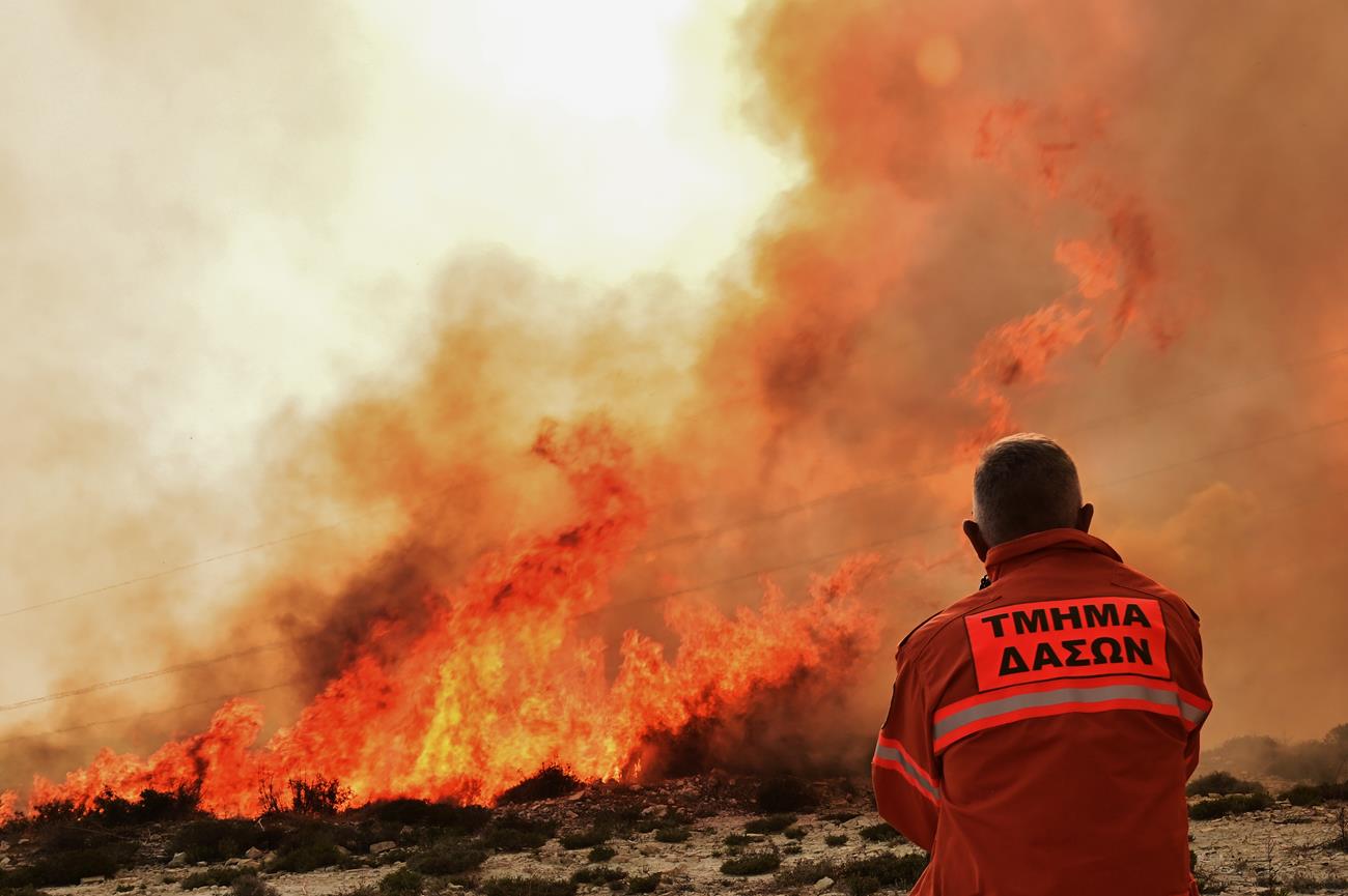 SOS από το Τμήμα Δασών: Ακατόρθωτη η πυρόσβεση λόγω των ισχυρών ανέμων