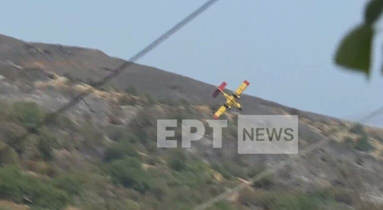 ΒΙΝΤΕΟ: Η στιγμή της συντριβής του Canadair στη φλεγόμενη χαράδρα της Καρύστου