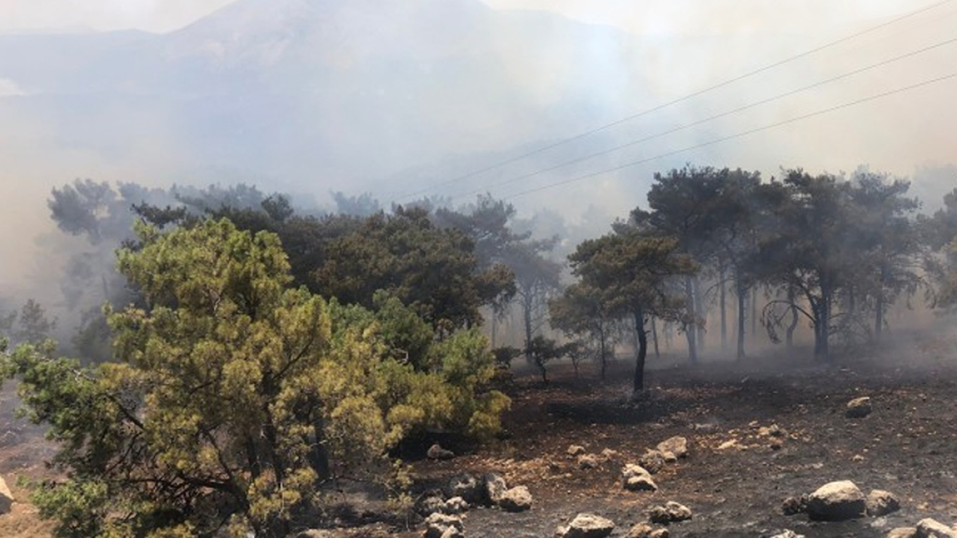 Μαίνεται το πύρινο μέτωπο στη Ρόδο, καταφθάνουν δυνάμεις από Ρουμανία-Σλοβακία