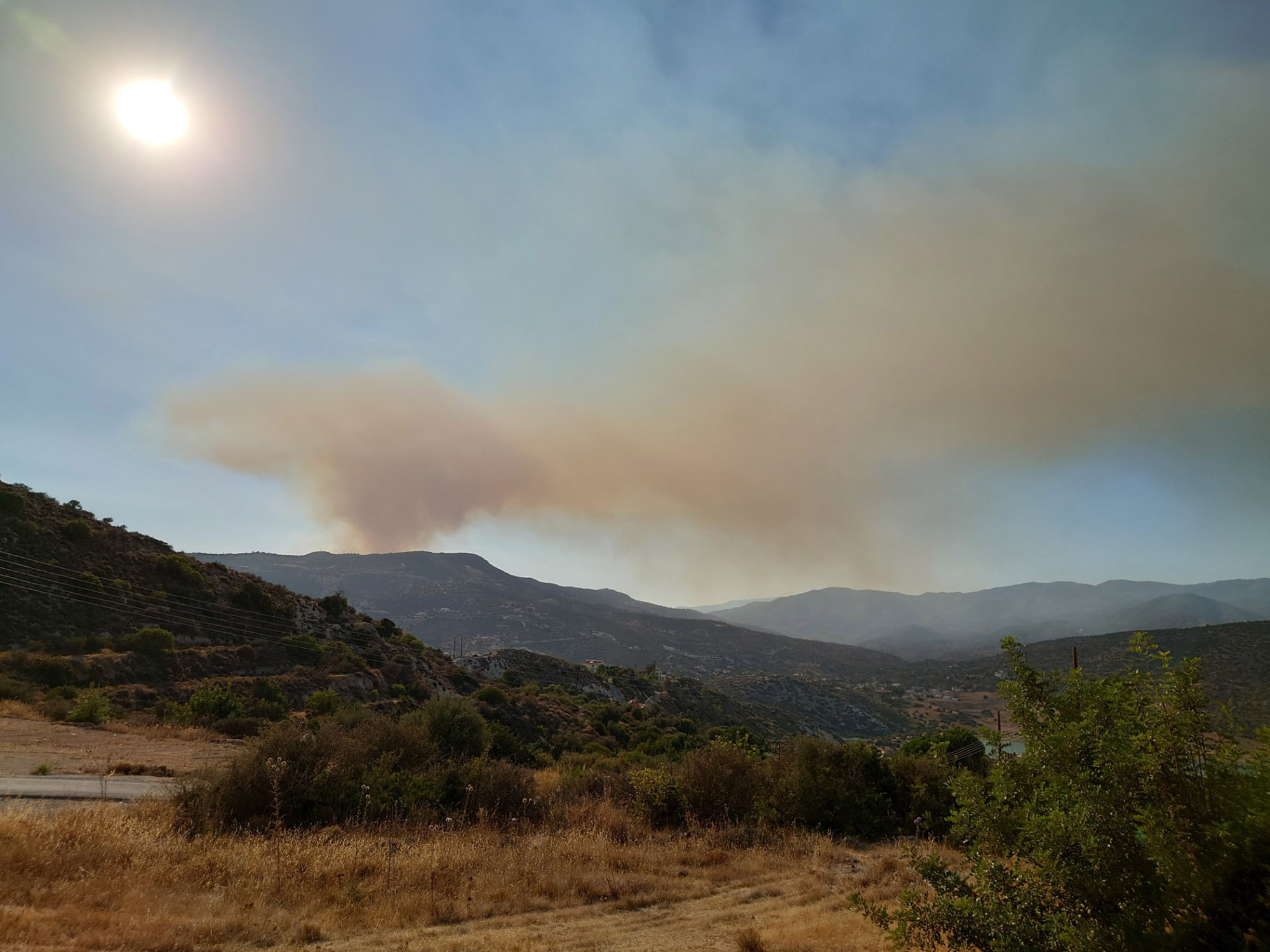 Ολοκληρώθηκε η εναέρια αποτύπωση της φωτιάς, στάχτη από 7,5-10 τετρ. χλμ. γης