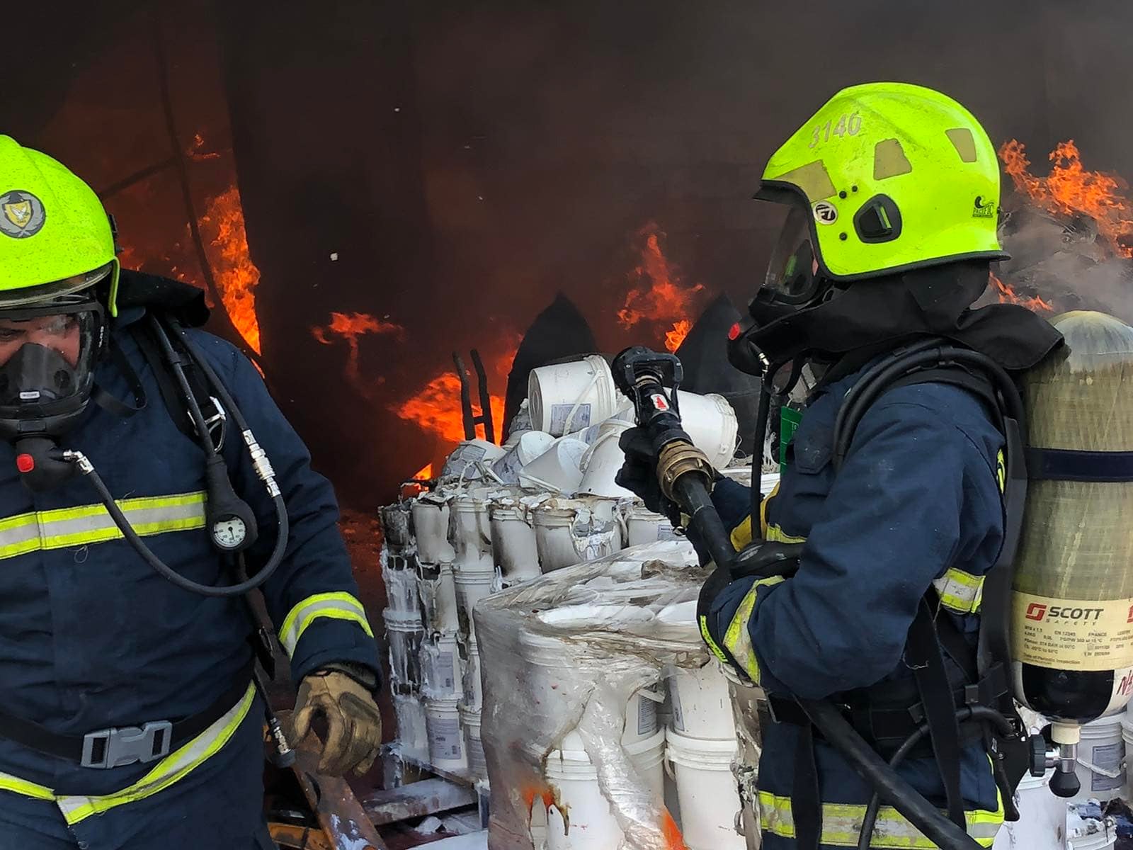 Στις φλόγες σάουνα σε οικία στη Μουτταγιάκα, κατάφεραν να εξέλθουν οι ιδιοκτήτες