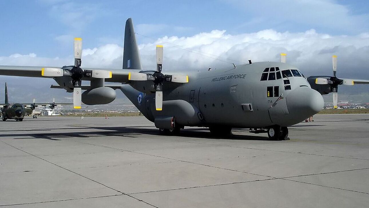 Αναχωρεί τη Δευτέρα από Ελλάδα το C-130 με ανθρωπιστική βοήθεια για τη Γάζα