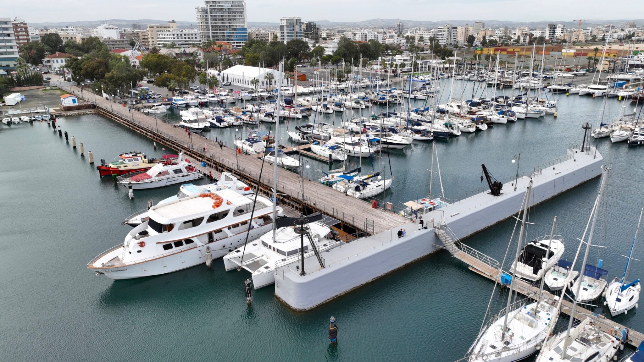 Στην τελική ευθεία η αναβάθμιση της ιστορικής αποβάθρας στην Μαρίνα Λάρνακας