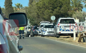 ΦΩΤΟ: Στις φλόγες όχημα εν κινήσει στον Κουτραφά, κυκλοφοριακό κομφούζιο