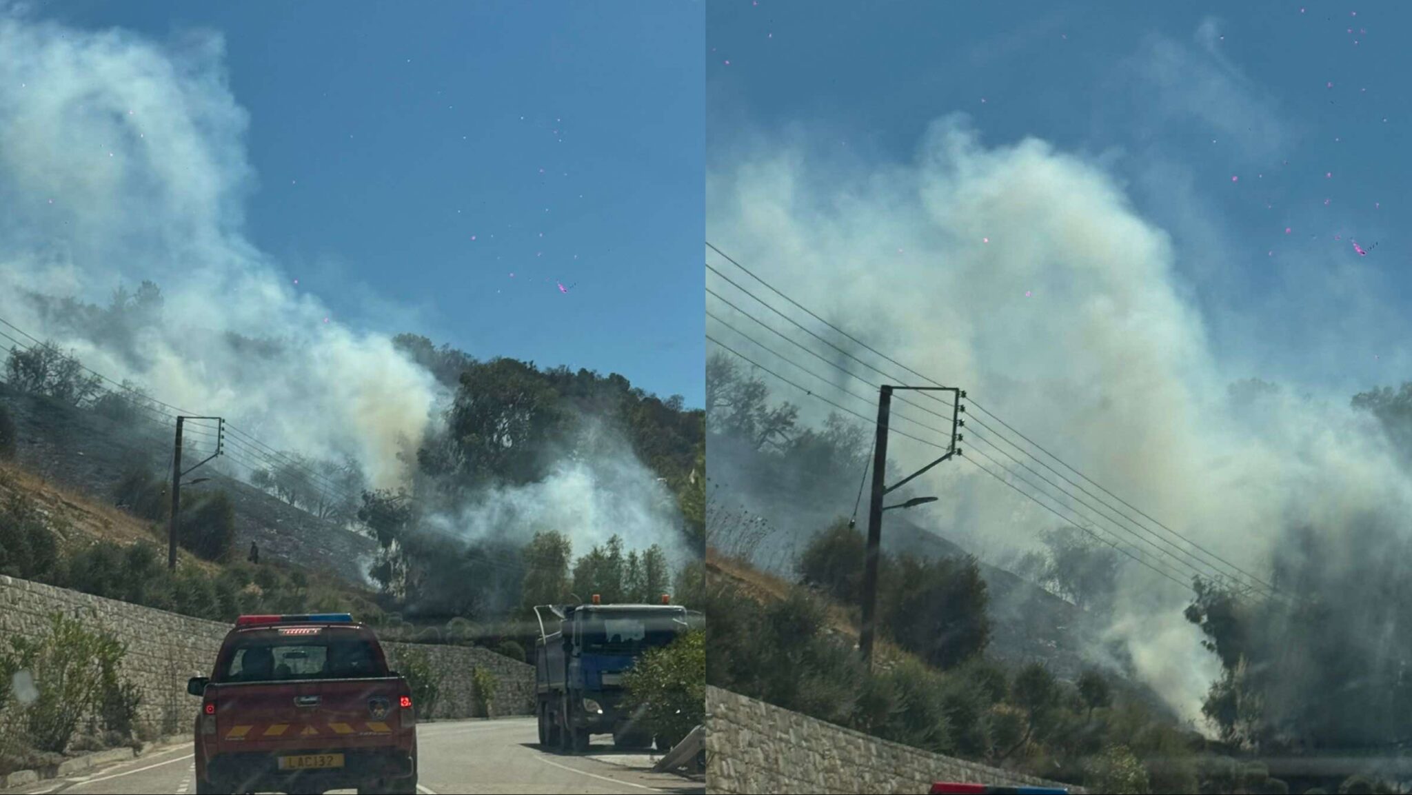 Συναγερμός στην Πάφο για πυρκαγιά, στη «μάχη» τέσσερα πτητικά μέσα