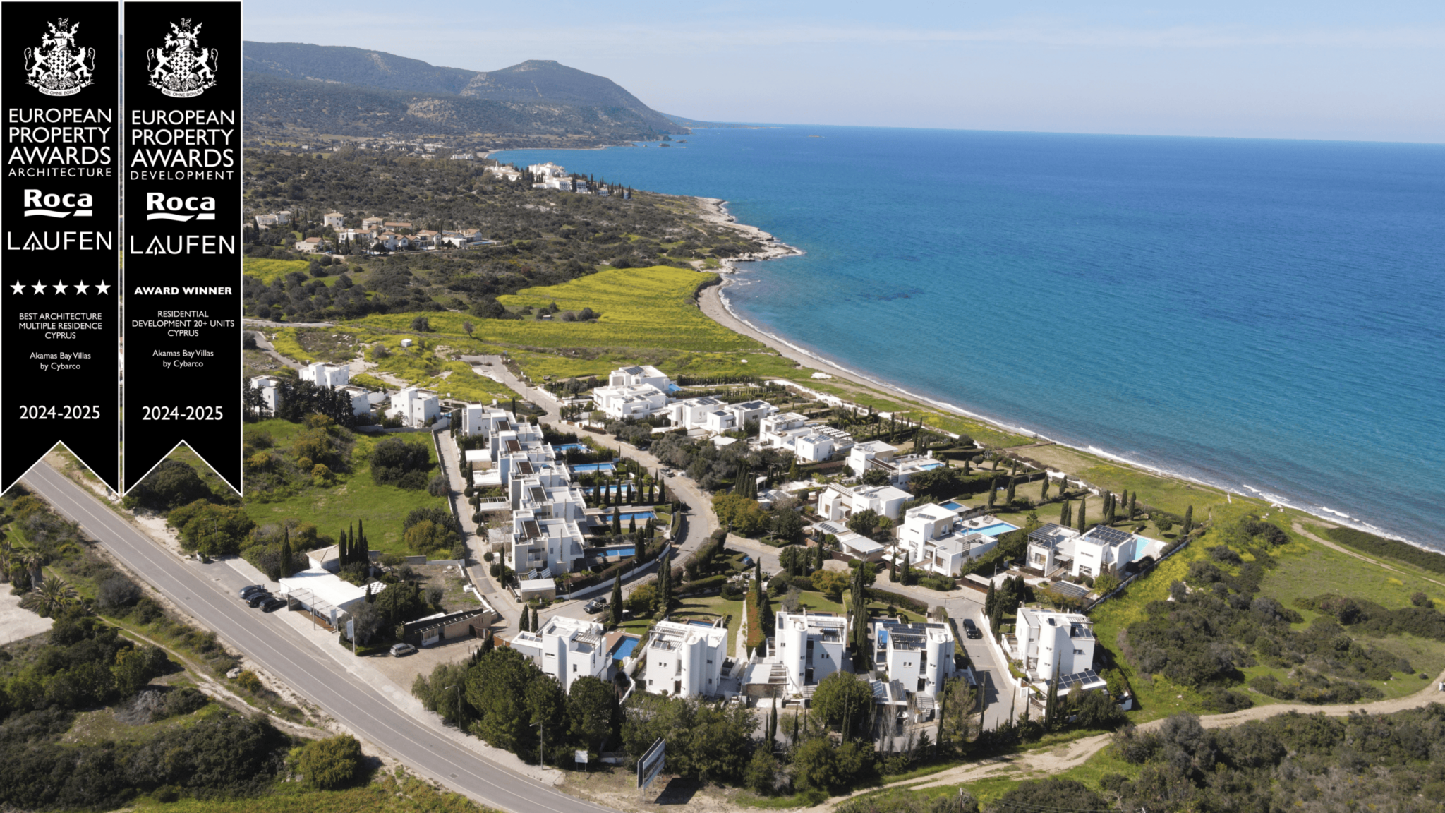 Με τη διάκριση “Cyprus’ Best” βραβεύτηκε το έργο Akamas Bay Villasτης Cybarco