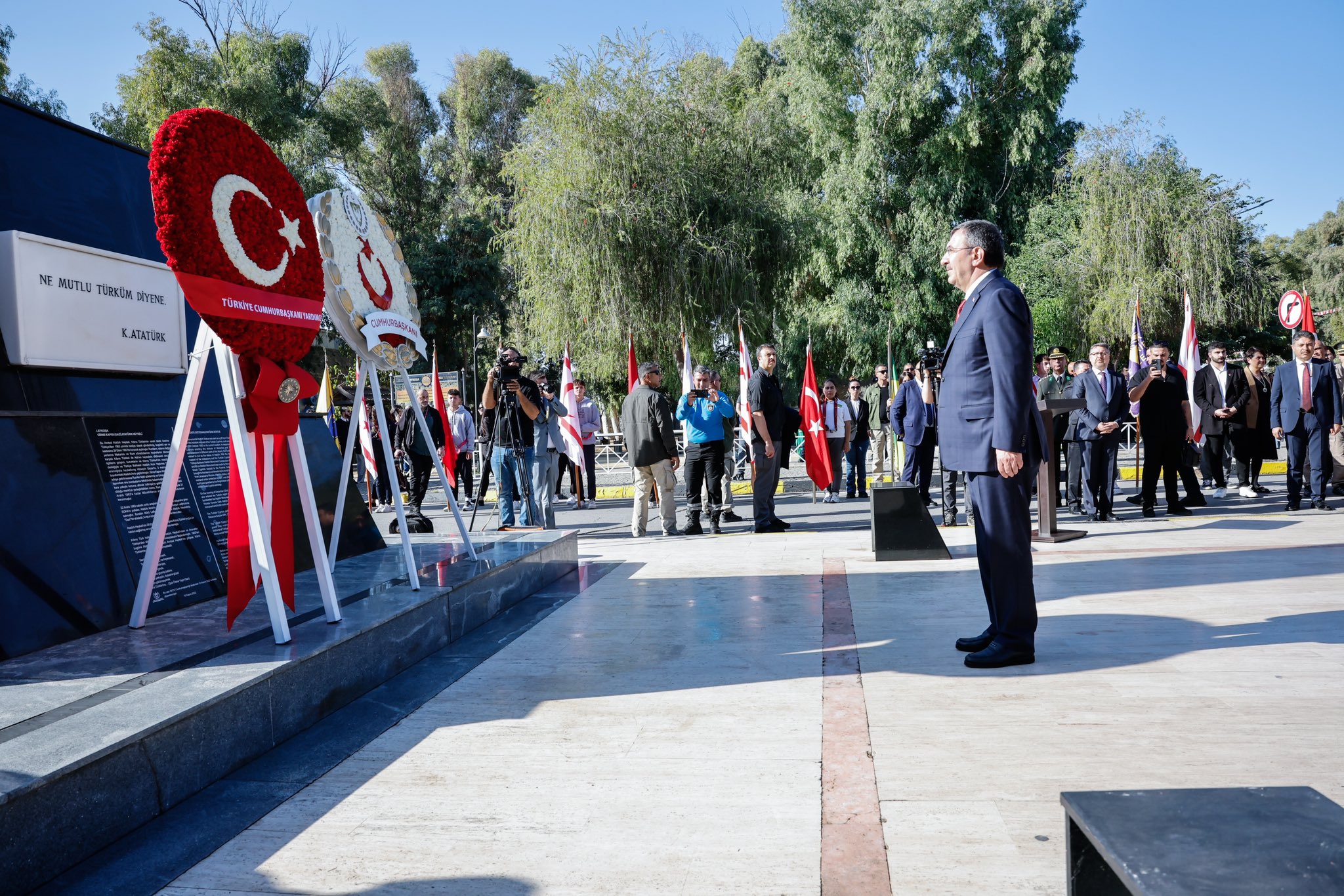 Στα κατεχόμενα με το αφήγημα των δυο κρατών ο Τούρκος Αντιπρόεδρος