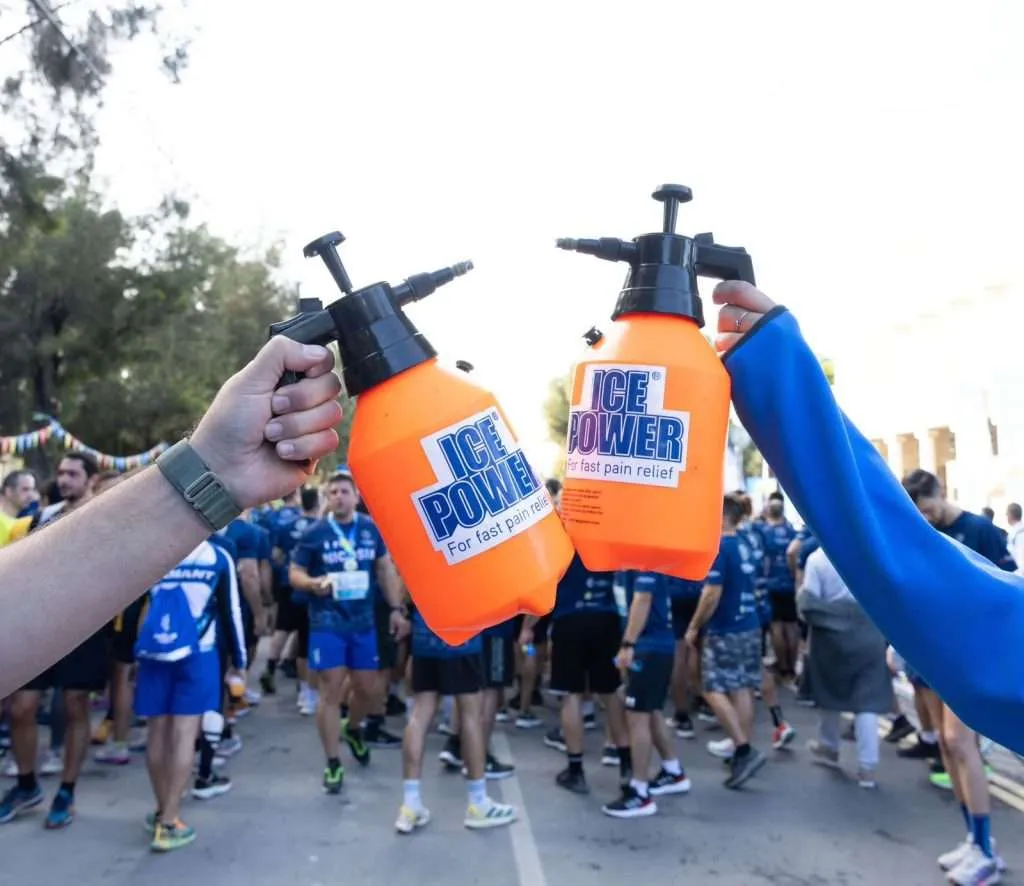 Ice Power: Official Recovery Sponsor και φέτος στο Quantum Nicosia Marathon