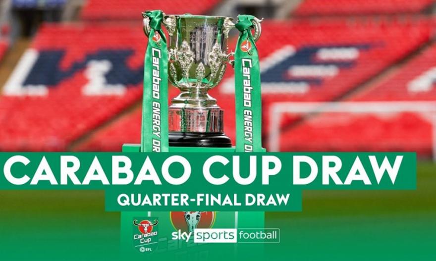 Η κλήρωση των ημιτελικών του Carabao Cup