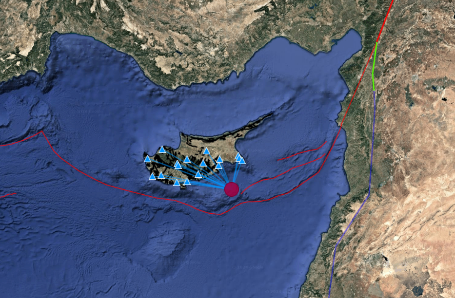 Αισθητός σε όλη την Κύπρο ο σεισμός 3,9 Ρίχτερ ανοιχτά της Λάρνακας