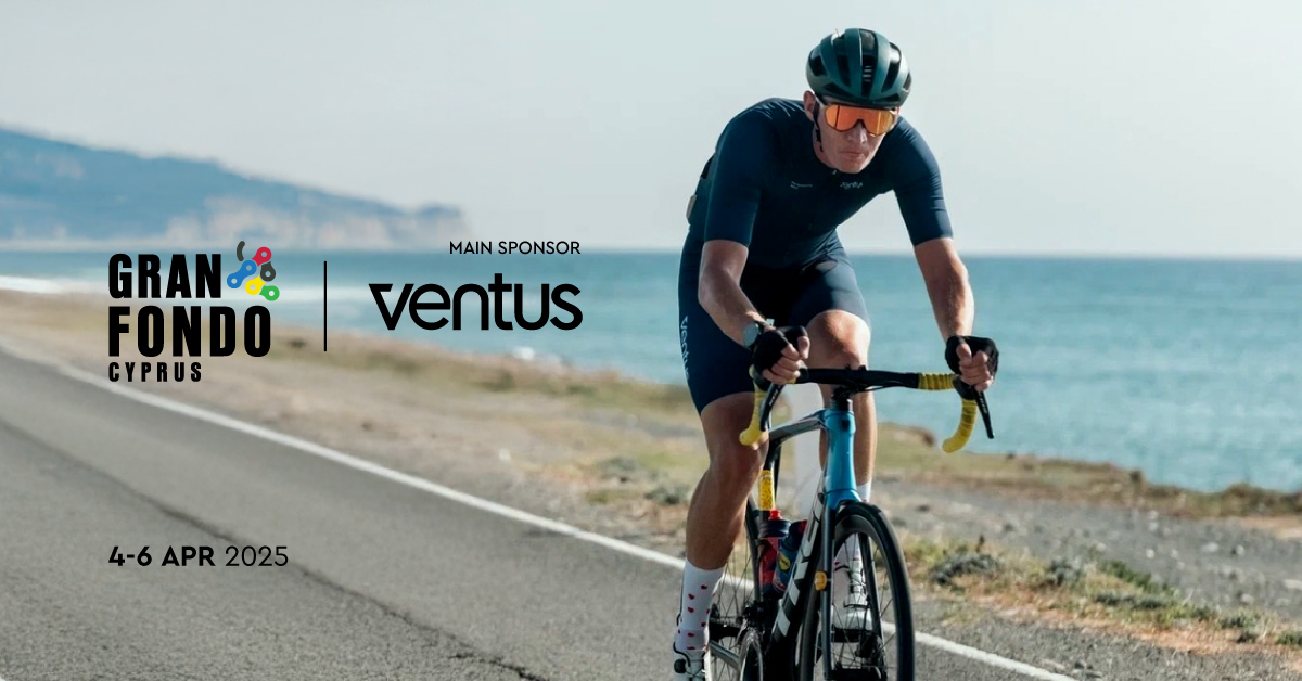 Ventus: Υπερήφανος Χορηγός του Cyprus Gran Fondo 2025