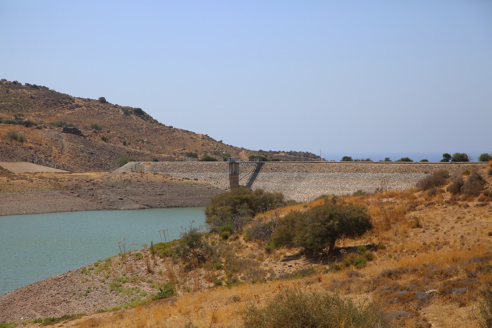 Mεγάλη διαρροή στο φράγμα του Μαυροκόλυμπου